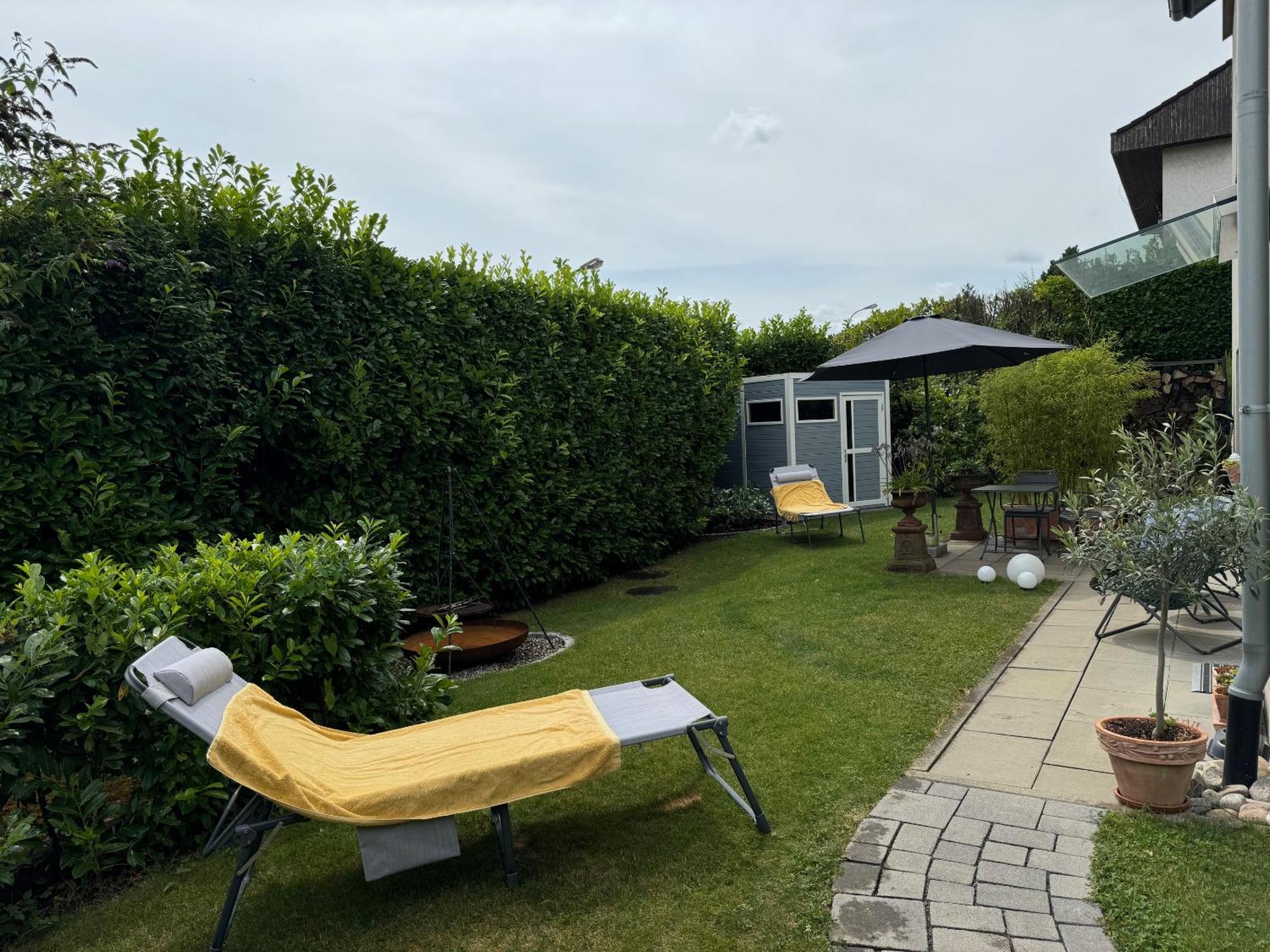 Schöne Wohnung mit Ausblick und Gartensitzplatz Lörrach Exterior foto